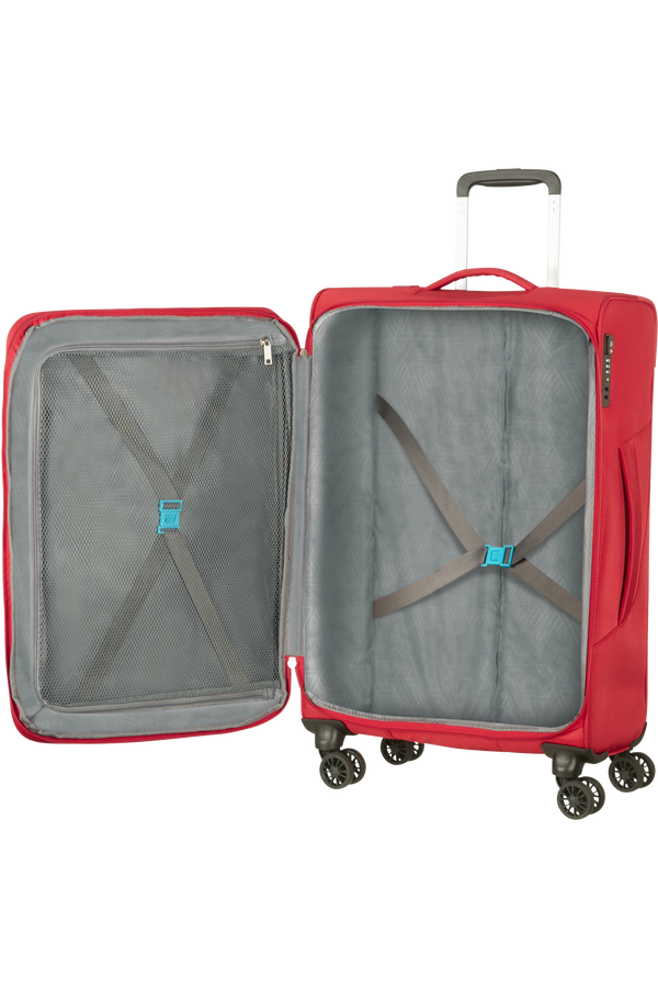 American Tourister Summerfunk Spinner Exp TSA 67cm  Rood American Tourister Summerfunk Spinner Exp TSA 67cm  Rood