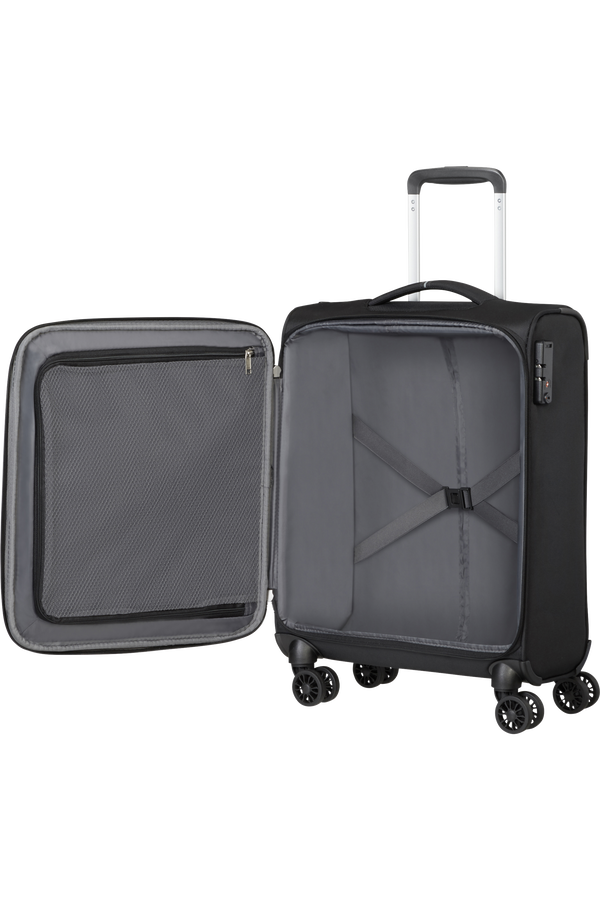 American Tourister Crosstrack Spinner 55cm  Noir/Gris