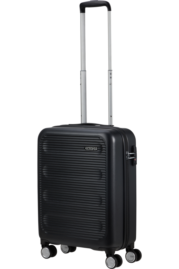 American Tourister Astrobeam Spinner TSA 55cm  Storm Black American Tourister Astrobeam Spinner TSA 55cm  Storm Black