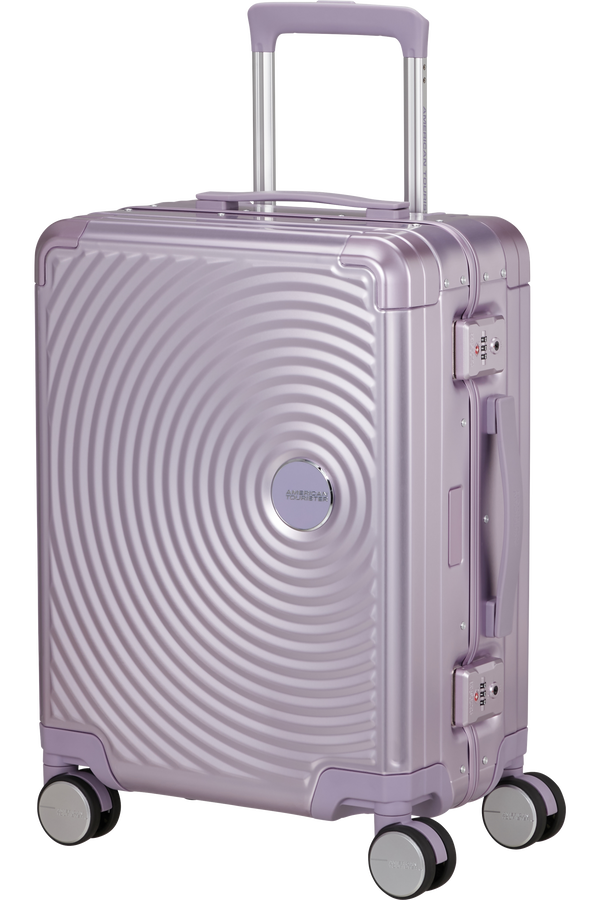 American Tourister Soundbox Alu Spinner TSA 55cm  Stormy Lilac