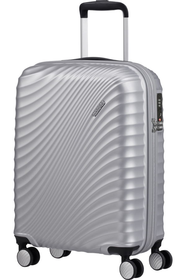 American Tourister Jetglam Spinner 55cm  Argent m&eacute;tal