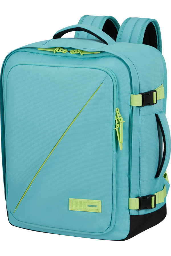 American Tourister Take2cabin Casual Backpack M  Dusty Turquoise/Lime American Tourister Take2cabin Casual Backpack M  Dusty Turquoise/Lime