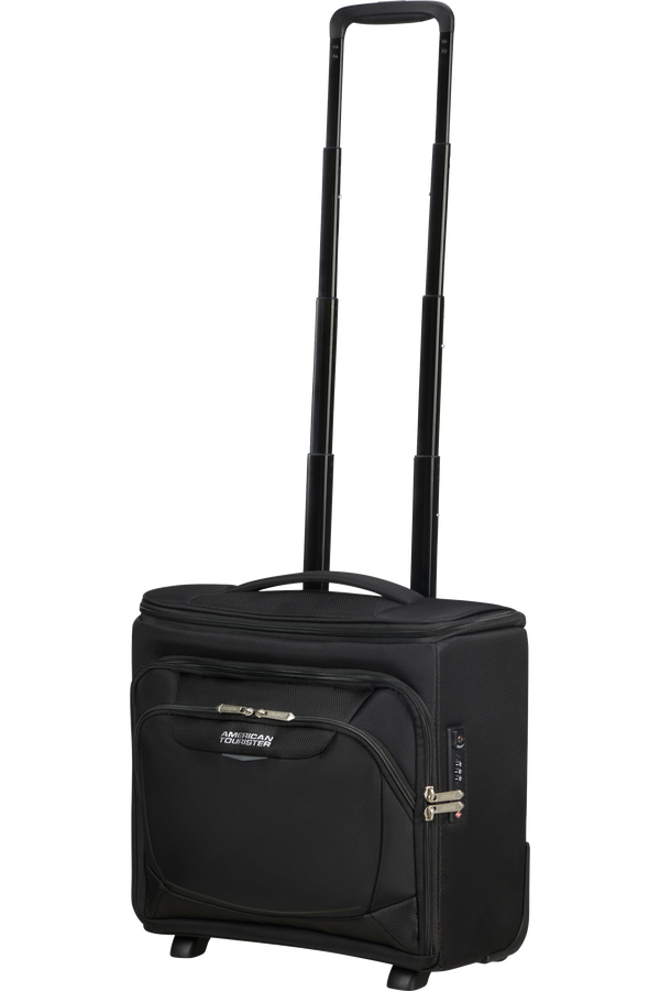 American Tourister SummerRide Upright Underseater Expandable Tsa Zwart American Tourister SummerRide Upright Underseater Expandable Tsa Zwart