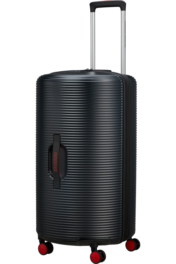 American Tourister Rollio Spinner 75cm  Noir/Rouge