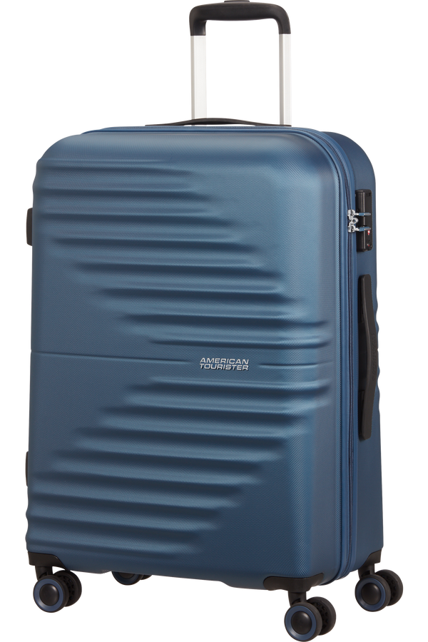 American Tourister Wavetwister Spinner TSA 66cm  Dark Navy