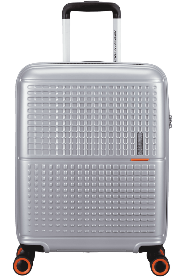 American Tourister Geopop Spinner 55/20 Tsa. 55cm  Metallic Silver