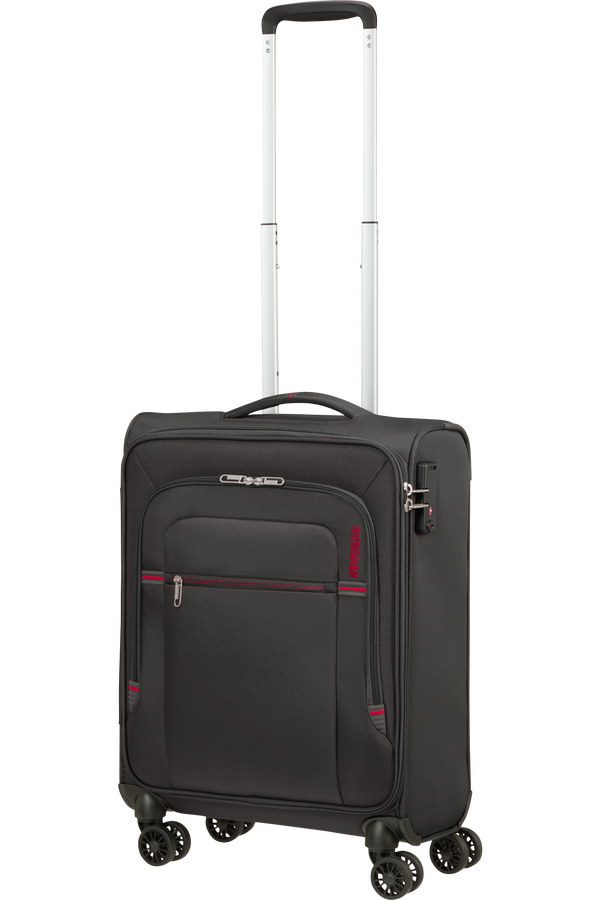 American Tourister Crosstrack Spinner 55cm  Gris/Rouge