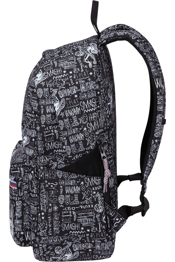 American Tourister Upbeat Disney Backpack Zip Marvel  Spiderman Sketch