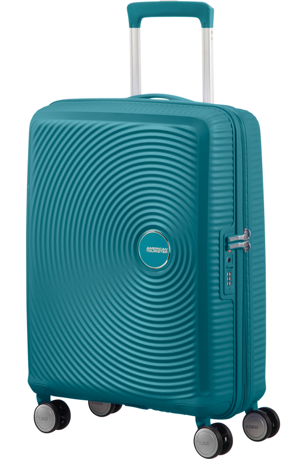 American Tourister Soundbox Spinner Expandable 55cm  Jade Green