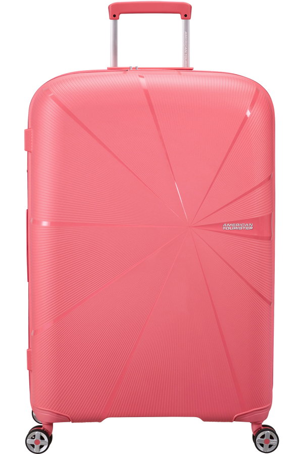 American Tourister StarVibe Spinner Expandable 77cm Sun Kissed Coral