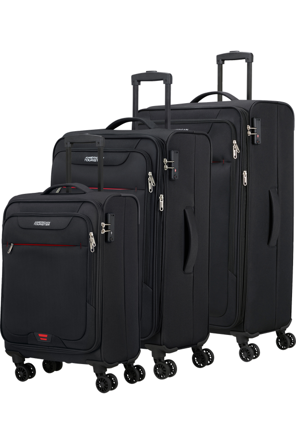 American Tourister Street Roll 3 Pc Set B  Noir