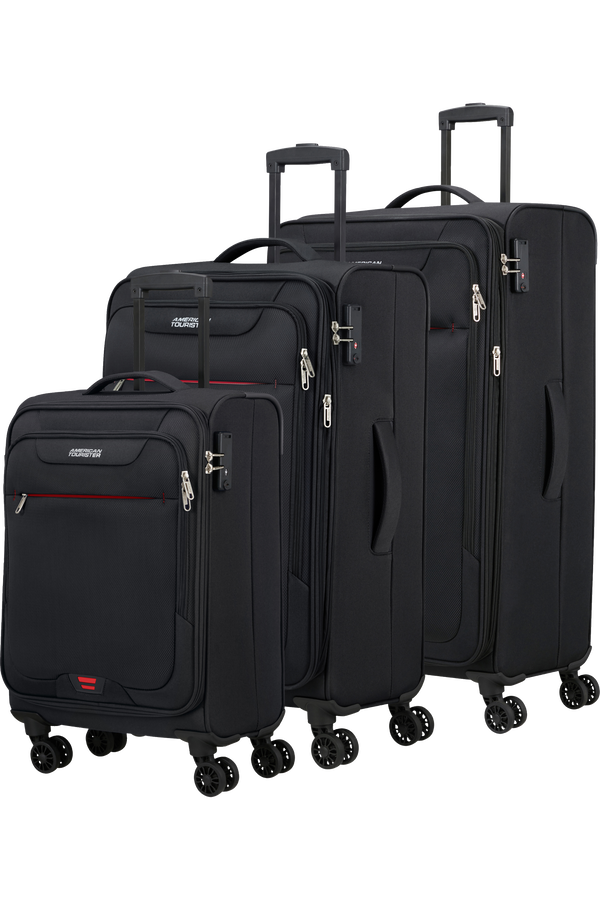 American Tourister Street Roll 3 Pc Set B Noir