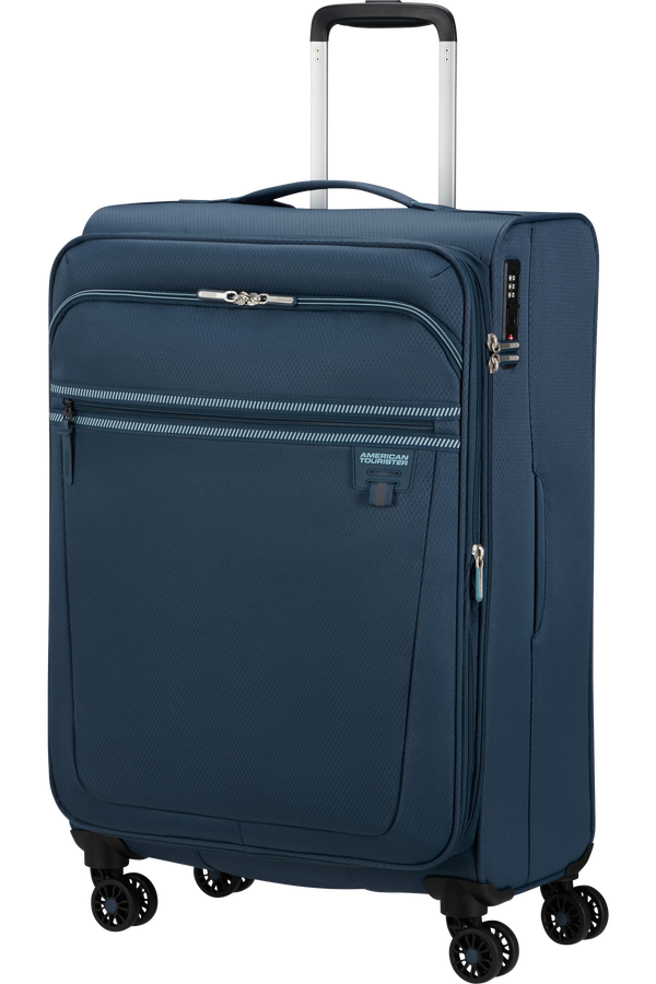 American Tourister Aerospin Spinner Expandable M  Indigo American Tourister Aerospin Spinner Expandable M  Indigo