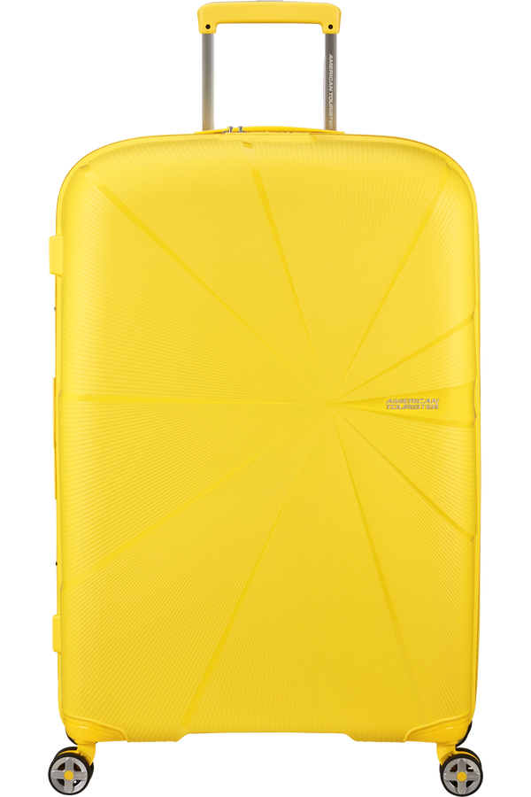 American Tourister StarVibe Spinner Expandable 77cm Electric Lemon