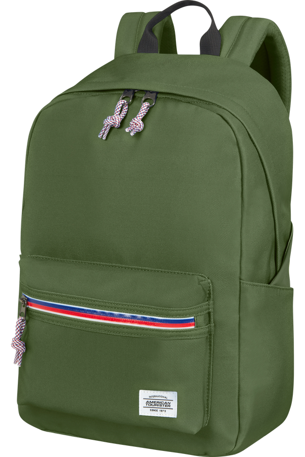 American Tourister Upbeat Backpack Zip  Olive Green American Tourister Upbeat Backpack Zip  Olive Green