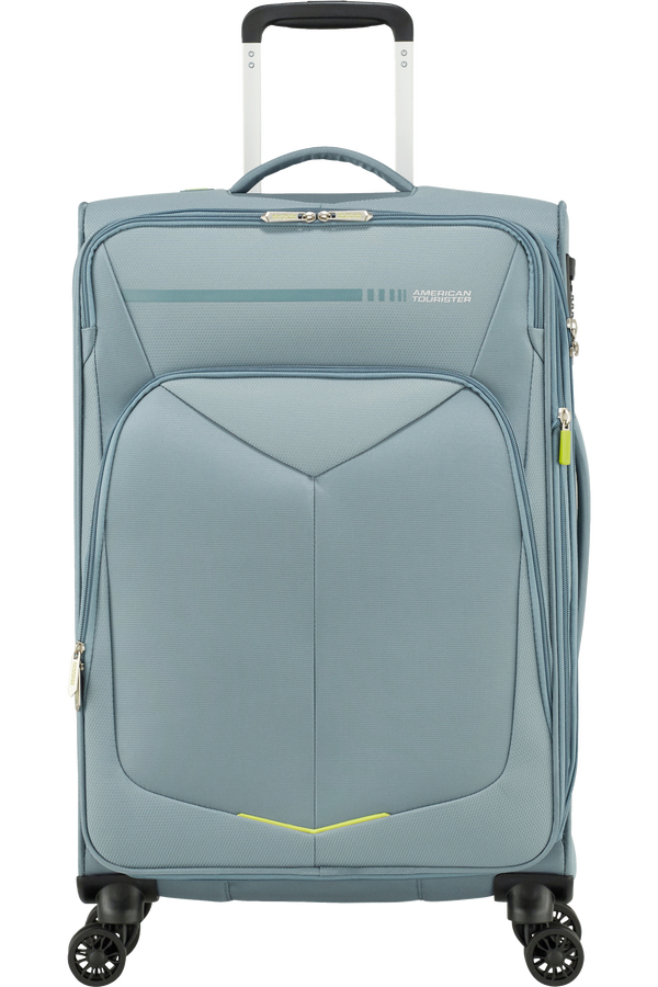 American Tourister Summerfunk Spinner Exp TSA 67cm Gris Métallique