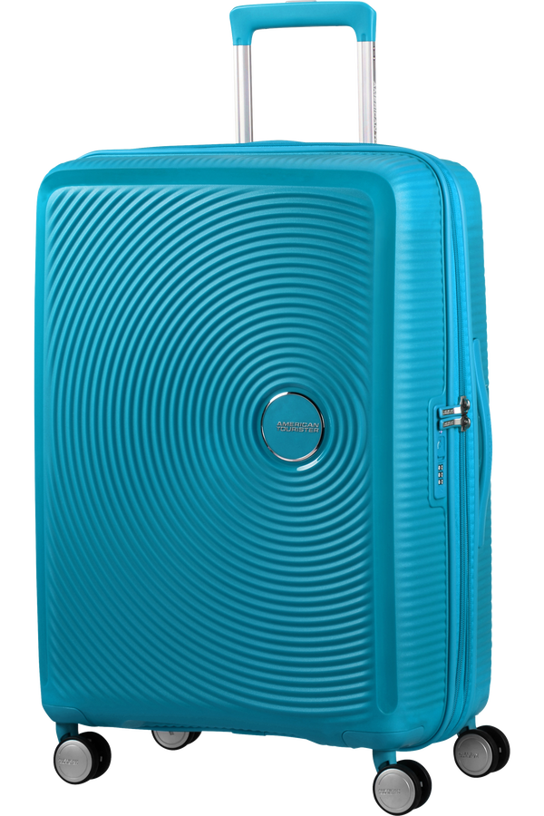 American Tourister Soundbox Spinner uitbreidbaar 67cm Summer Blue