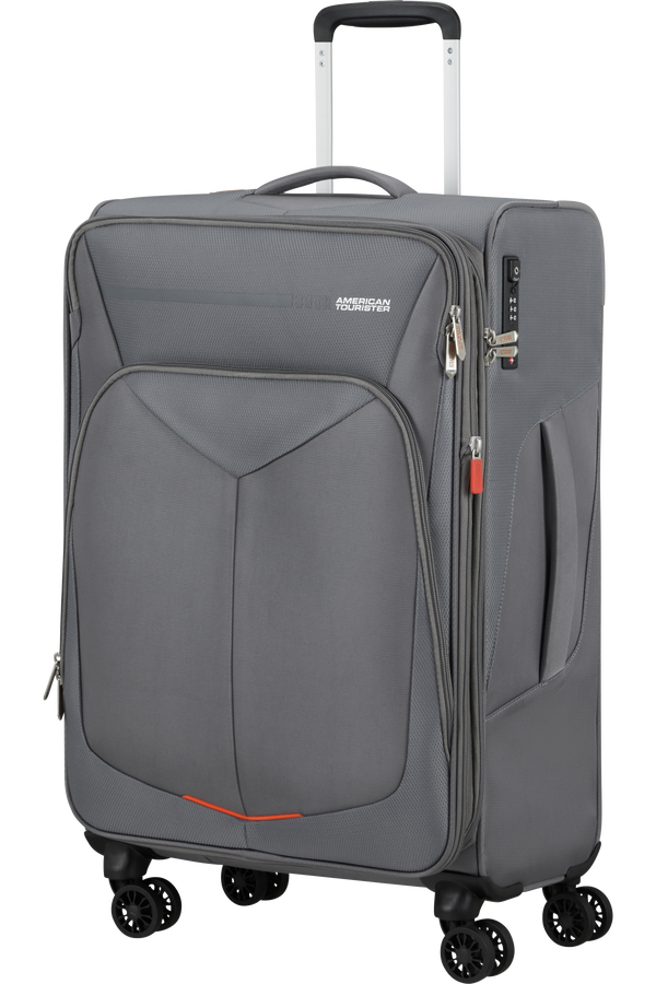 American Tourister Summerfunk Spinner Exp TSA 67cm  Titanium Grey American Tourister Summerfunk Spinner Exp TSA 67cm  Titanium Grey