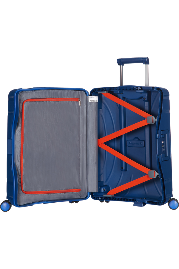 American Tourister Lock'n'Roll Handbagage koffer met 4 wielen 40x55x20cm Marine Blue