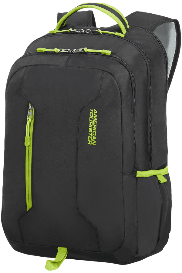 American Tourister Urban Groove Laptop rugzak 2 39.6cm/15.6inch Black/Lime Green