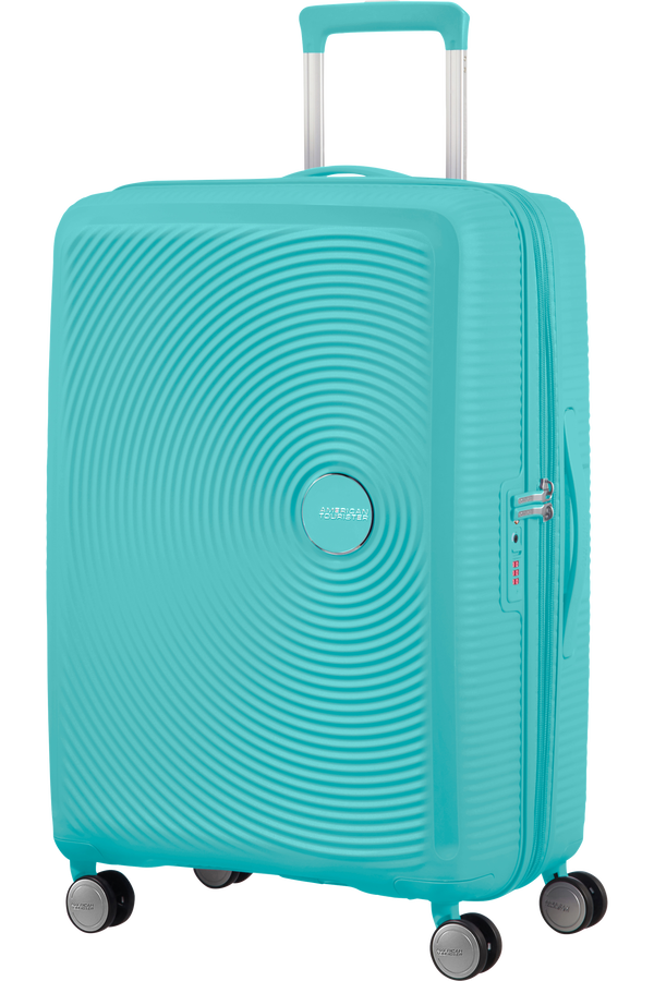 American Tourister Soundbox Spinner TSA Expandable 67cm  Poolside Blue American Tourister Soundbox Spinner TSA Expandable 67cm  Poolside Blue