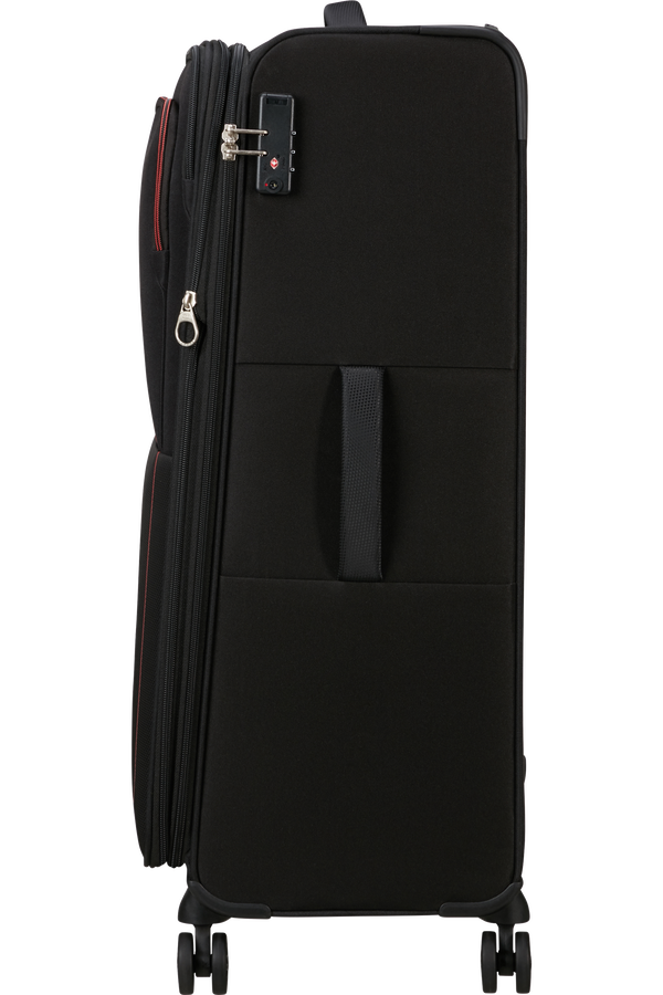 American Tourister Air Wave Spinner EXP TSA L  Noir/Rouge