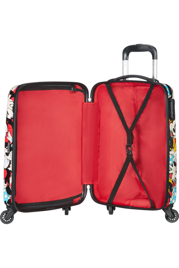 American Tourister Disney Legends Handbagage koffer 55x40x20cm met 4 wielen Minnie Comics