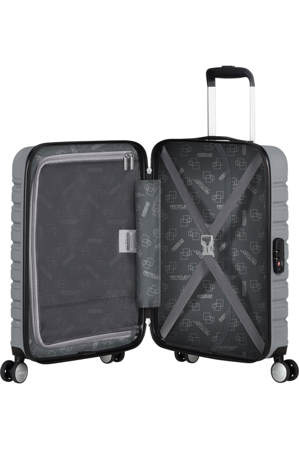 American Tourister Flashline Spinner 55/20 TSA  Sky Silver American Tourister Flashline Spinner 55/20 TSA  Sky Silver