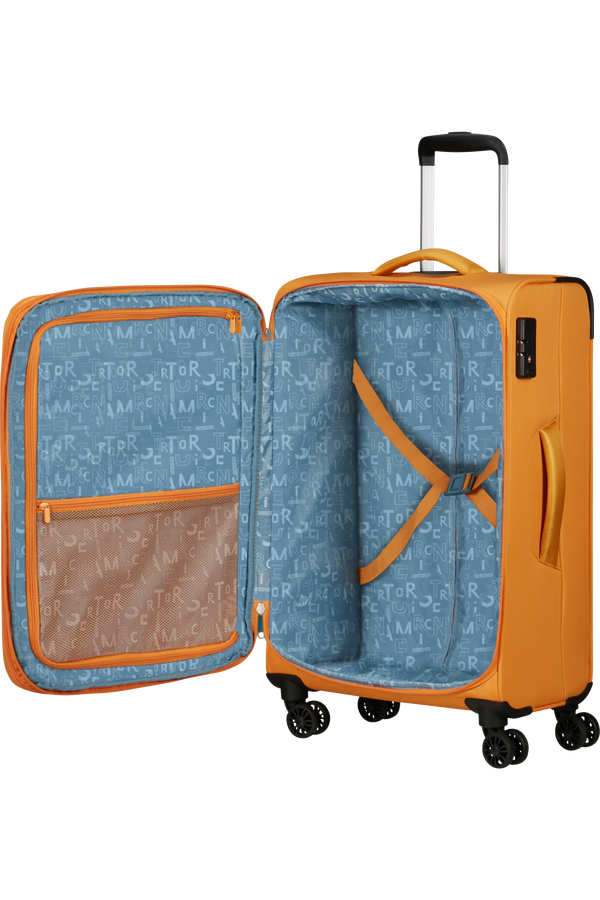 American Tourister Pulsonic Spinner Expandable 68cm  Jaune