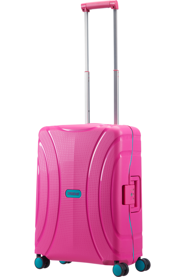 American Tourister Lock'n'Roll Handbagage koffer met 4 wielen 55x40x20cm Summer Pink