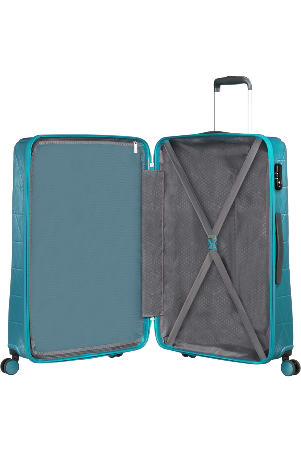 American Tourister Triangolo Spinner TSA 76cm  Halo Blue
