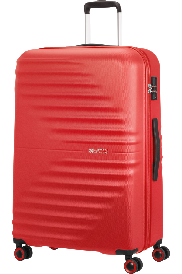 American Tourister Wavetwister Spinner TSA 77cm  Rouge vif