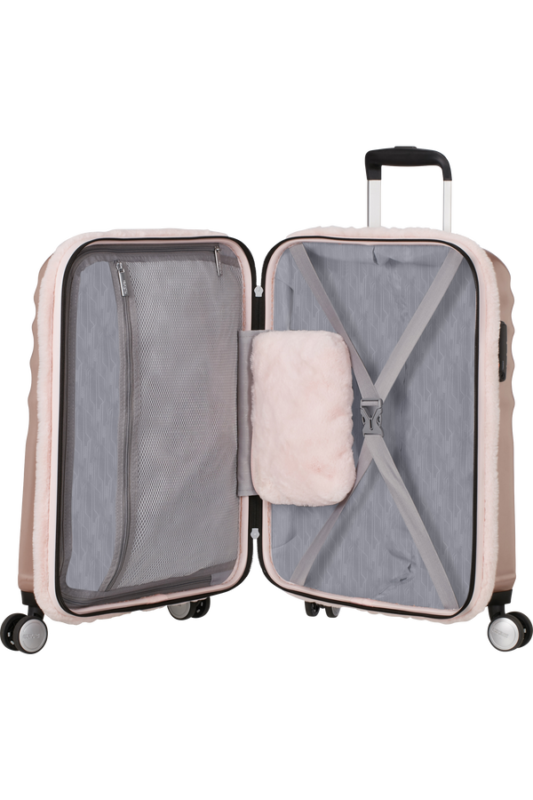 American Tourister Wavebreaker Spinner Fur 55cm  Pastel Rose