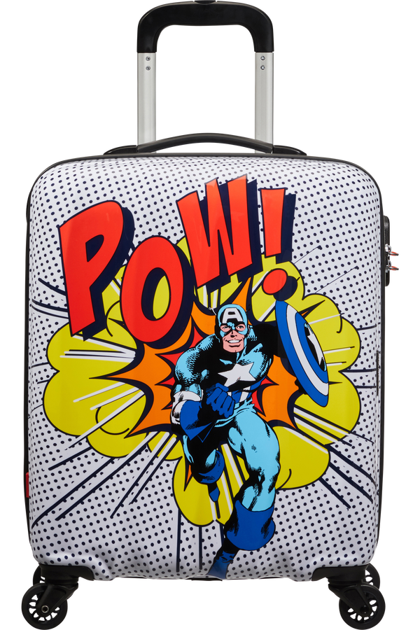 American Tourister Marvel Legends Spinner Alfatwist 2.0 55cm  Captain America Pop Art