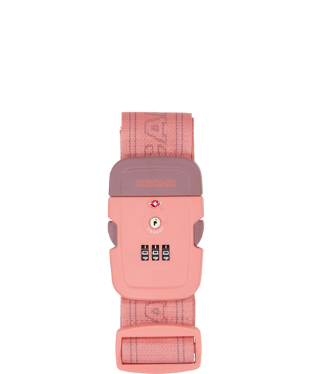 Luggage Strap Kofferriem/TSA-slot | American Tourister American Tourist. Ta Luggage Belt TSA  Pink/Mauve