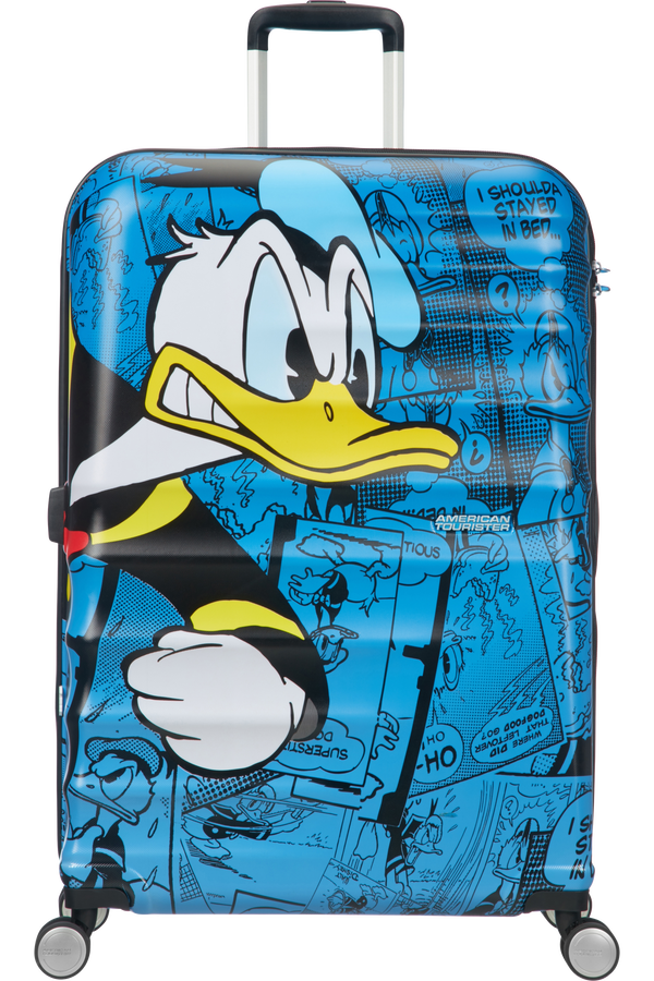 American Tourister Wavebreaker Disney Grote koffer met 4 wielen 77cm Donald Duck