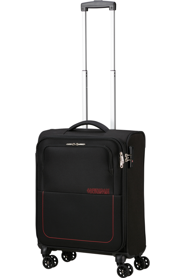 American Tourister Air Wave Spinner TSA S  Black/Red