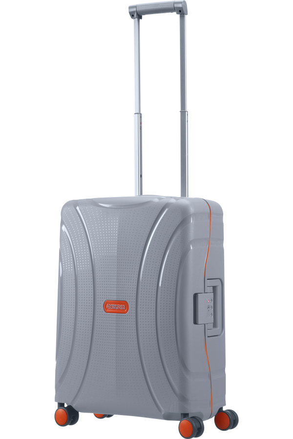 American Tourister Lock'n'Roll Handbagage koffer met 4 wielen 55x40x20cm Volt Grey American Tourister Lock'n'Roll Handbagage koffer met 4 wielen 55x40x20cm Volt Grey