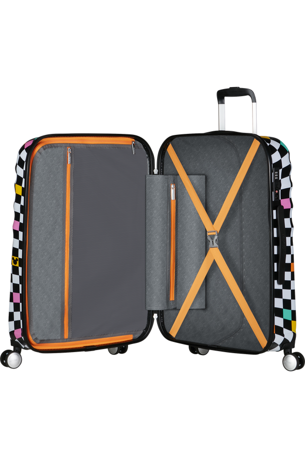 American Tourister Disney Wavebreaker Spinner TSA Disney Fl 67cm  Mickey Check