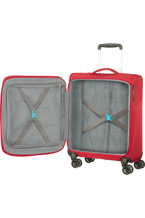 American Tourister Summerfunk Spinner Exp TSA 55cm  Rood