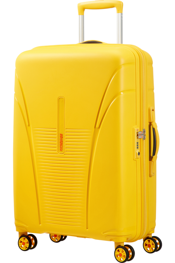 American Tourister Skytracer Medium koffer met 4 wielen 68cm  Saffron Yellow