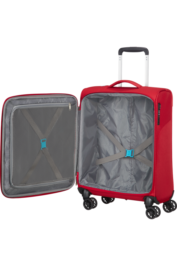 American Tourister Summerfunk Spinner Strict TSA 55cm  Rouge American Tourister Summerfunk Spinner Strict TSA 55cm  Rouge
