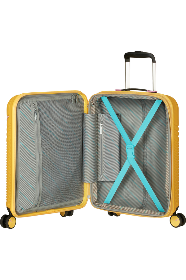 American Tourister Triple Trace Spinner TSA Expandable 55cm  Lemondrop/Pink