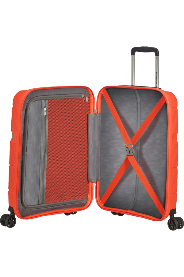 American Tourister Linex Spinner 55cm  Tigerlily Orange American Tourister Linex Spinner 55cm  Tigerlily Orange