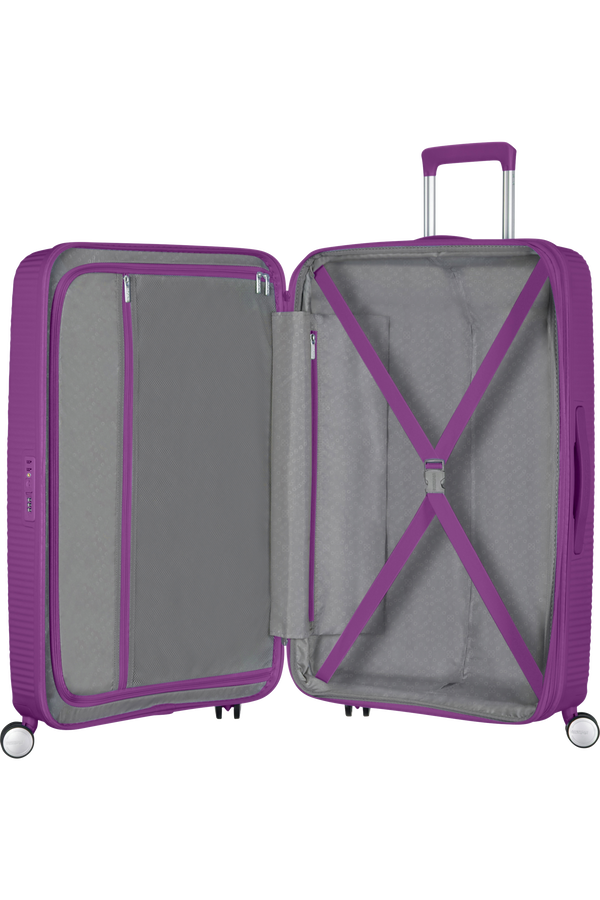 American Tourister Soundbox Spinner Expandable 77cm  Purple Orchid American Tourister Soundbox Spinner Expandable 77cm  Purple Orchid