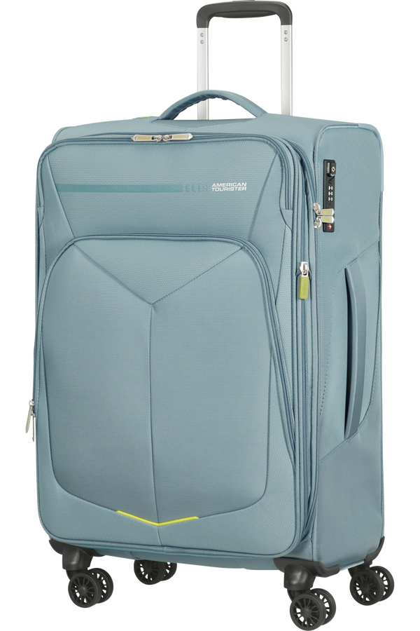 American Tourister Summerfunk Spinner Exp TSA 67cm  Gris Métallique