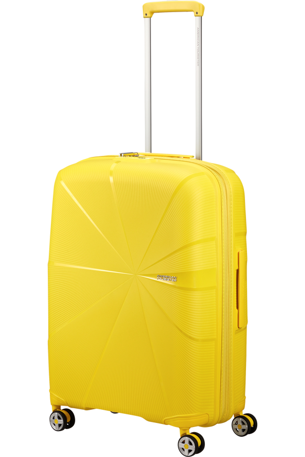 American Tourister StarVibe Spinner Expandable TSA 67cm Electric Lemon American Tourister StarVibe Spinner Expandable TSA 67cm Electric Lemon