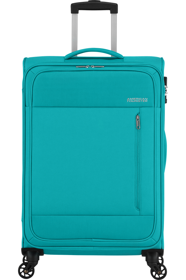 American Tourister Heat Wave Spinner TSA 68cm Aqua Blue
