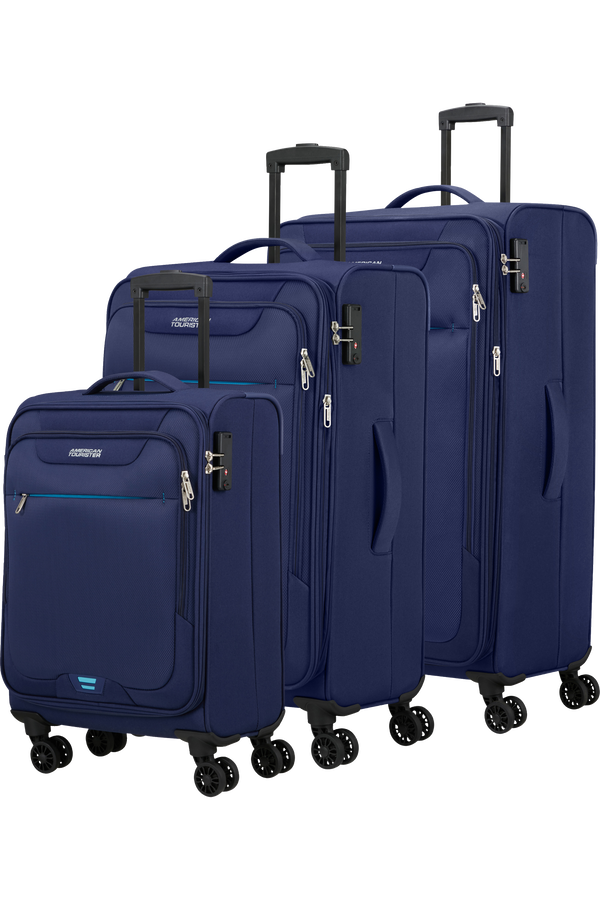 American Tourister Street Roll 3 Pc Set B Marine