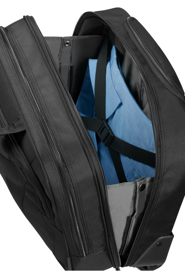 American Tourister At Work Rolling Tote  15.6inch Black/Orange American Tourister At Work Rolling Tote  15.6inch Black/Orange